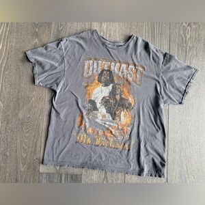 Outkast Ms. Jackson Tee in Gray Wash Size S/M